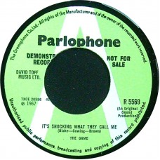 GAME It's Shocking What They Call Me / Help Me Mummy's Gone (exact repro of Parlophone R 5569) UK 1967 45 (Psychedelic Rock, Mod)